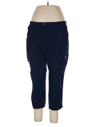 Pre-owned Chico's Cargo Pants In Blue