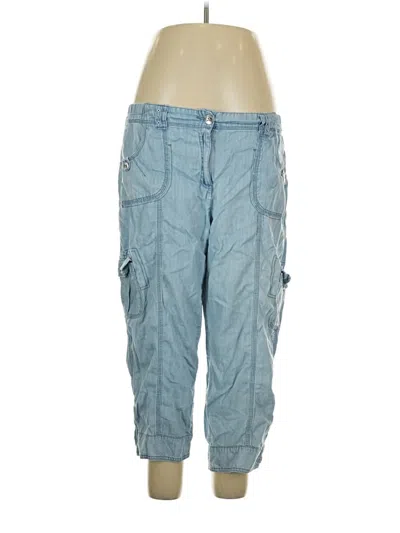 Pre-owned Chico's Cargo Pants In Blue