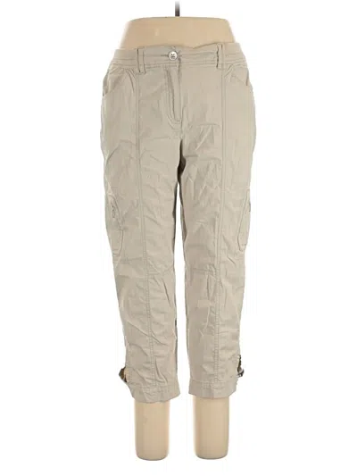Pre-owned Chico's Cargo Pants In Brown