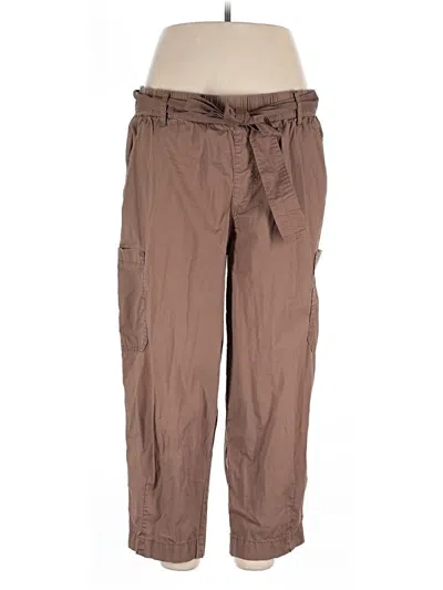 Pre-owned Chico's Cargo Pants In Brown