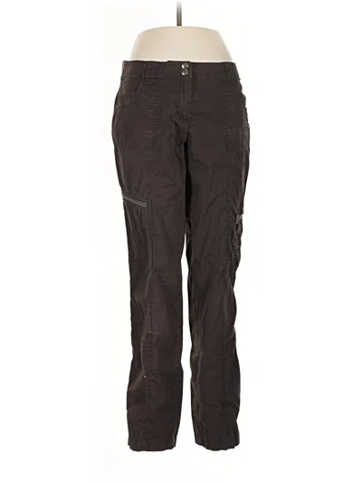 Pre-owned Chico's Cargo Pants In Brown