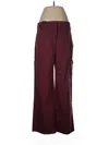 Chico's Cargo Pants In Burgundy