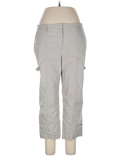 Pre-owned Chico's Cargo Pants In Gray