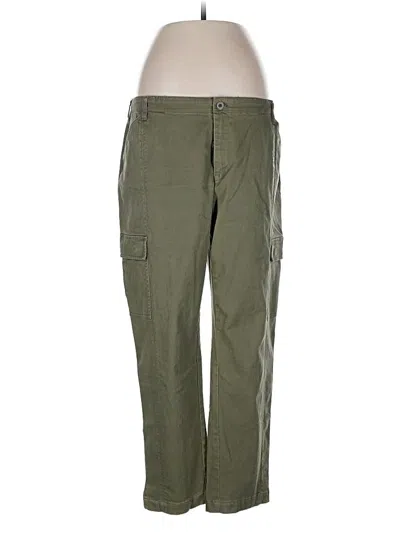 Pre-owned Chico's Cargo Pants In Green