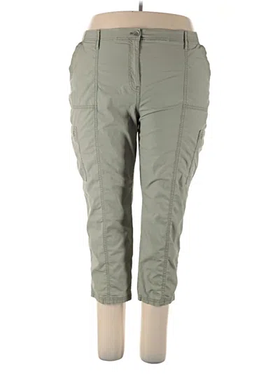 Pre-owned Chico's Cargo Pants In Green