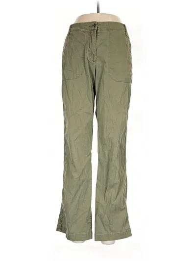 Pre-owned Chico's Cargo Pants In Green