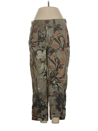 Pre-owned Chico's Cargo Pants In Green