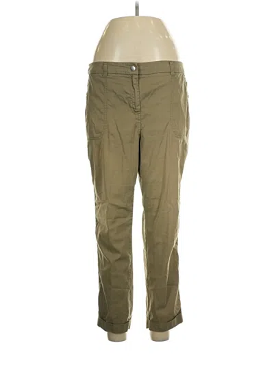 Pre-owned Chico's Cargo Pants In Green