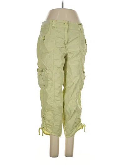 Pre-owned Chico's Cargo Pants In Green