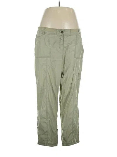 Pre-owned Chico's Cargo Pants In Green