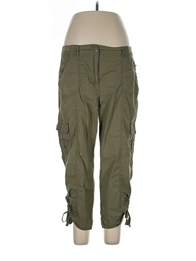 Pre-owned Chico's Cargo Pants In Green