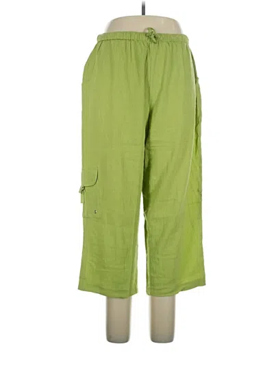 Pre-owned Chico's Cargo Pants In Green