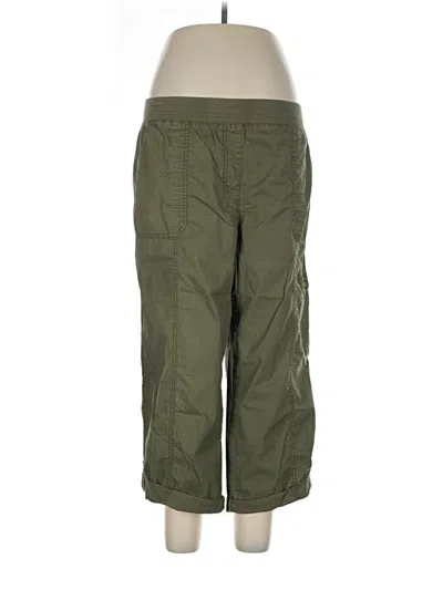 Pre-owned Chico's Cargo Pants In Green