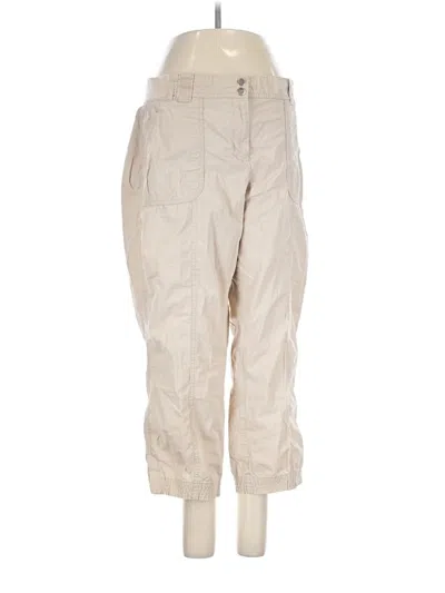 Pre-owned Chico's Cargo Pants In Ivory