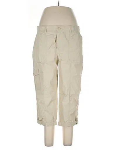 Pre-owned Chico's Cargo Pants In Ivory