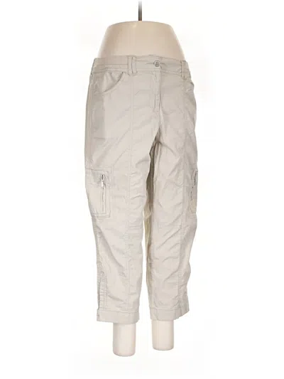 Pre-owned Chico's Cargo Pants In Tan