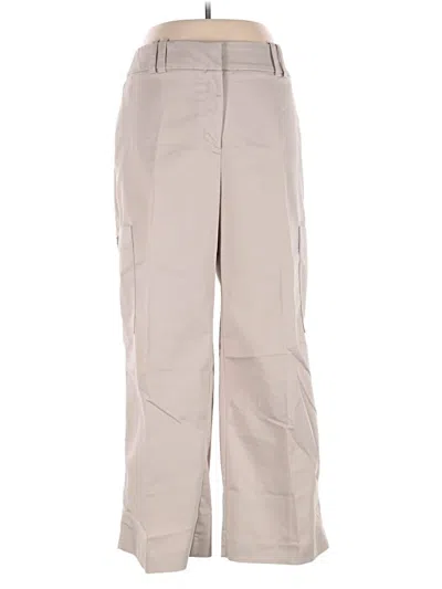 Pre-owned Chico's Cargo Pants In Tan