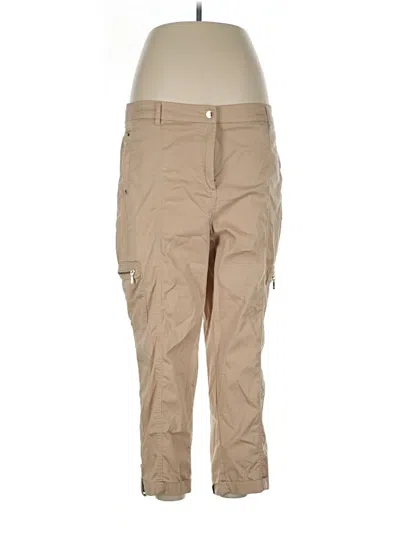 Pre-owned Chico's Cargo Pants In Tan