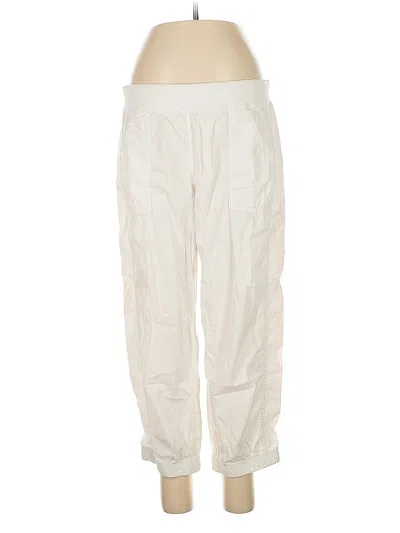 Pre-owned Chico's Cargo Pants In White