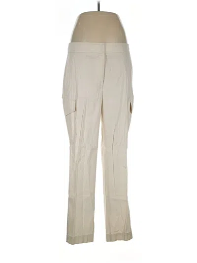 Pre-owned Chico's Cargo Pants In White