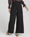 Chico's Cargo Relaxed Straight Leg Pants In Black Size 16 |  In Black