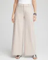 Chico's Cargo Relaxed Straight Leg Pants In Neutral Size 18 |  In Smokey Taupe