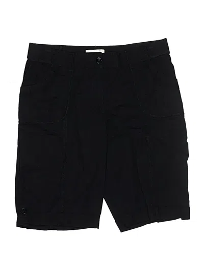 Pre-owned Chico's Cargo Shorts In Black