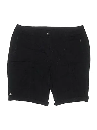 Pre-owned Chico's Cargo Shorts In Black