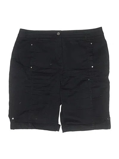 Pre-owned Chico's Cargo Shorts In Black