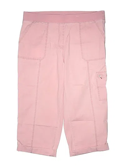 Pre-owned Chico's Cargo Shorts In Pink