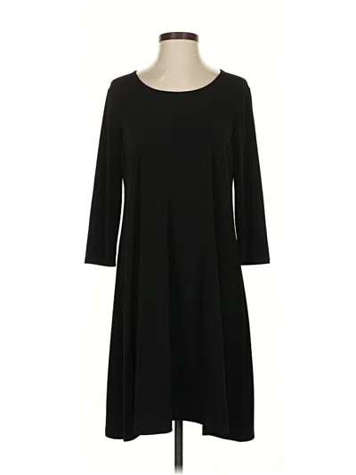 Pre-owned Chico's Casual Dress In Black