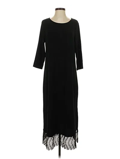 Pre-owned Chico's Casual Dress In Black