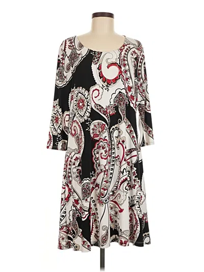 Pre-owned Chico's Casual Dress In Black