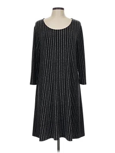 Pre-owned Chico's Casual Dress In Black