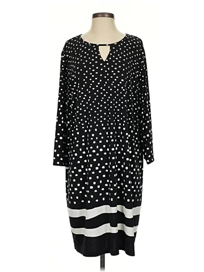 Pre-owned Chico's Casual Dress In Black