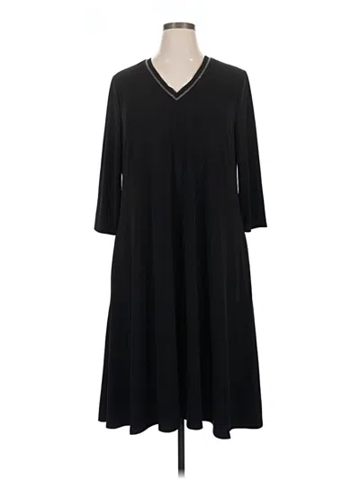 Pre-owned Chico's Casual Dress In Black