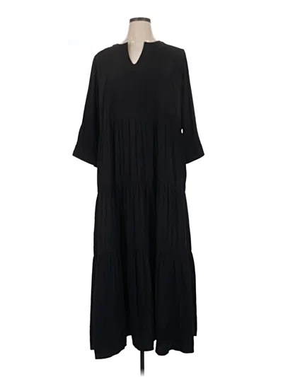 Pre-owned Chico's Casual Dress In Black