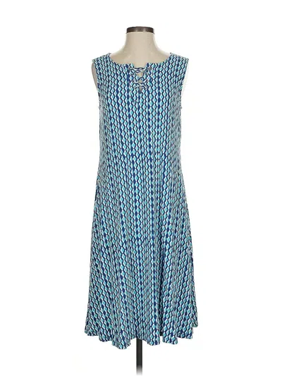 Pre-owned Chico's Casual Dress In Blue