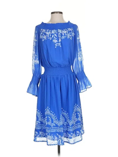 Pre-owned Chico's Casual Dress In Blue