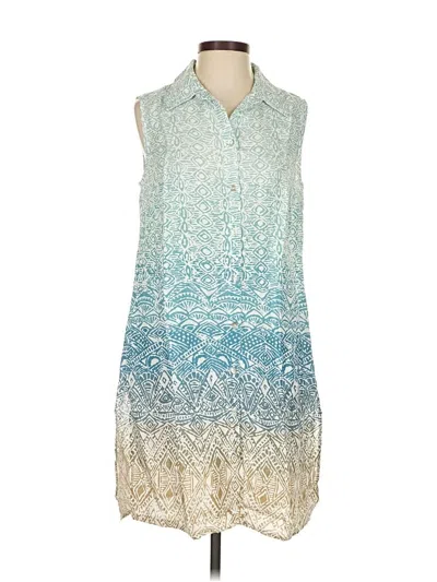 Pre-owned Chico's Casual Dress In Blue