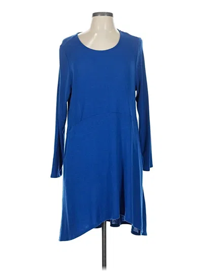 Pre-owned Chico's Casual Dress In Blue