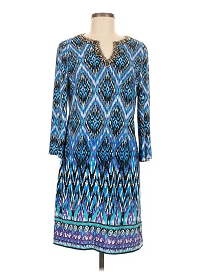 Pre-owned Chico's Casual Dress In Blue