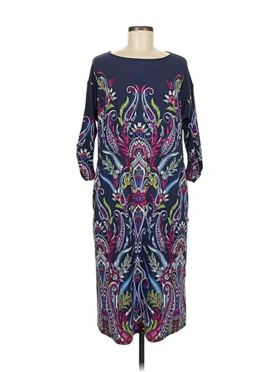 Pre-owned Chico's Casual Dress In Blue