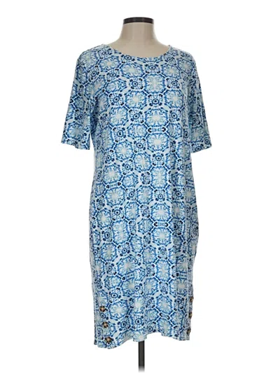 Pre-owned Chico's Casual Dress In Blue