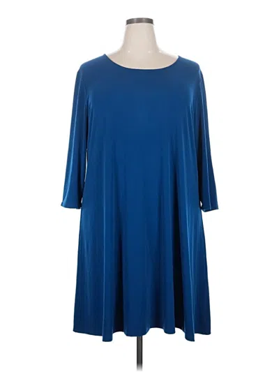Pre-owned Chico's Casual Dress In Blue