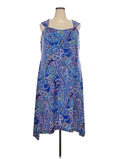 Pre-owned Chico's Casual Dress In Blue