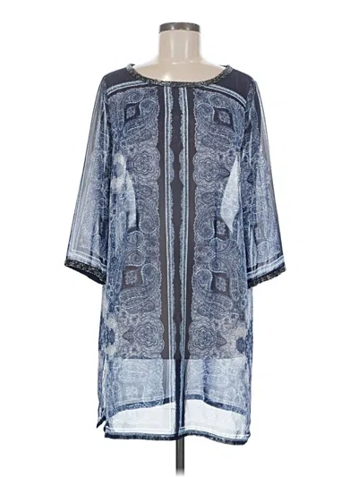 Pre-owned Chico's Casual Dress In Blue