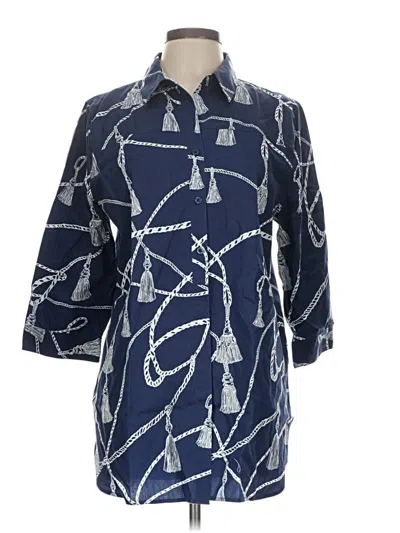 Pre-owned Chico's Casual Dress In Blue