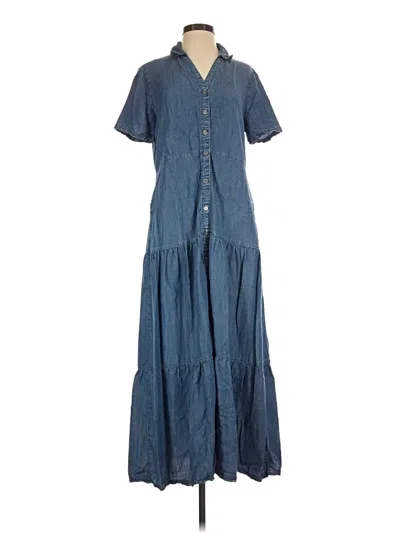 Pre-owned Chico's Casual Dress In Blue