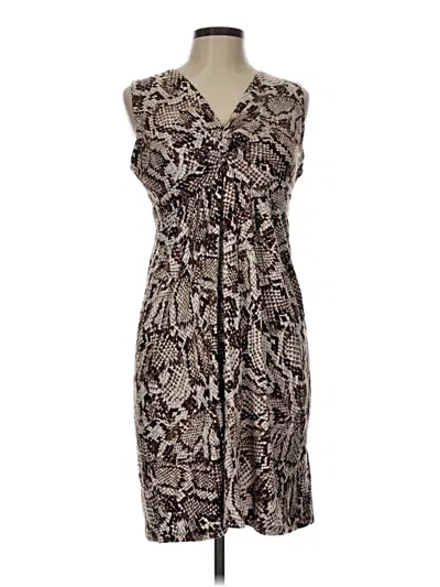 Pre-owned Chico's Casual Dress In Brown